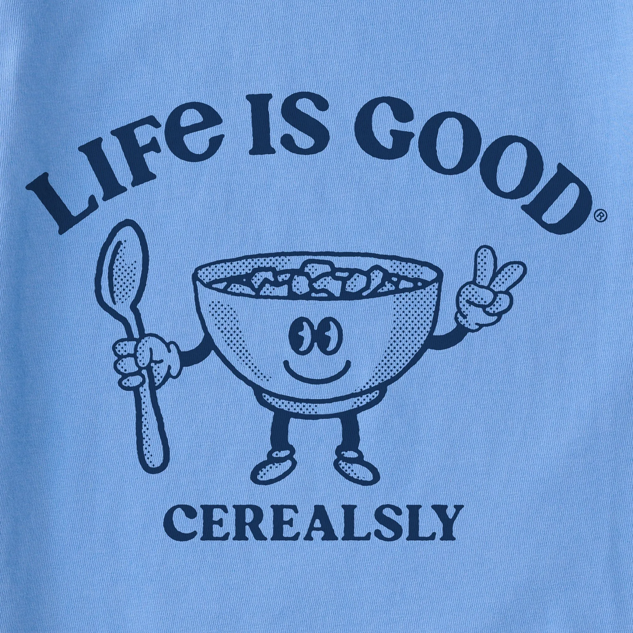 Kids Life is Good Cerealsly Short Sleeve Crusher Tee Life is Good