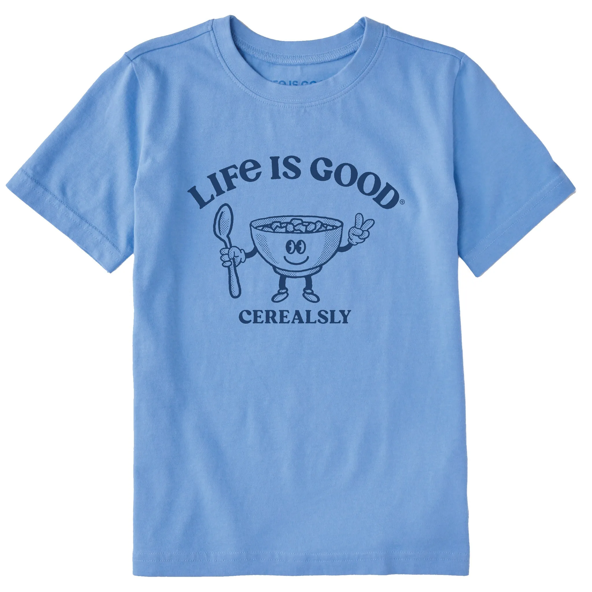Kids Life is Good Cerealsly Short Sleeve Crusher Tee Life is Good