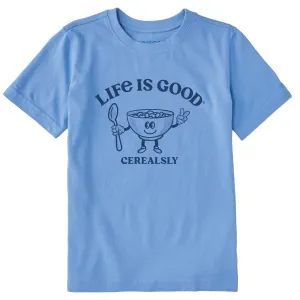 Kids Life is Good Cerealsly Short Sleeve Crusher Tee Life is Good