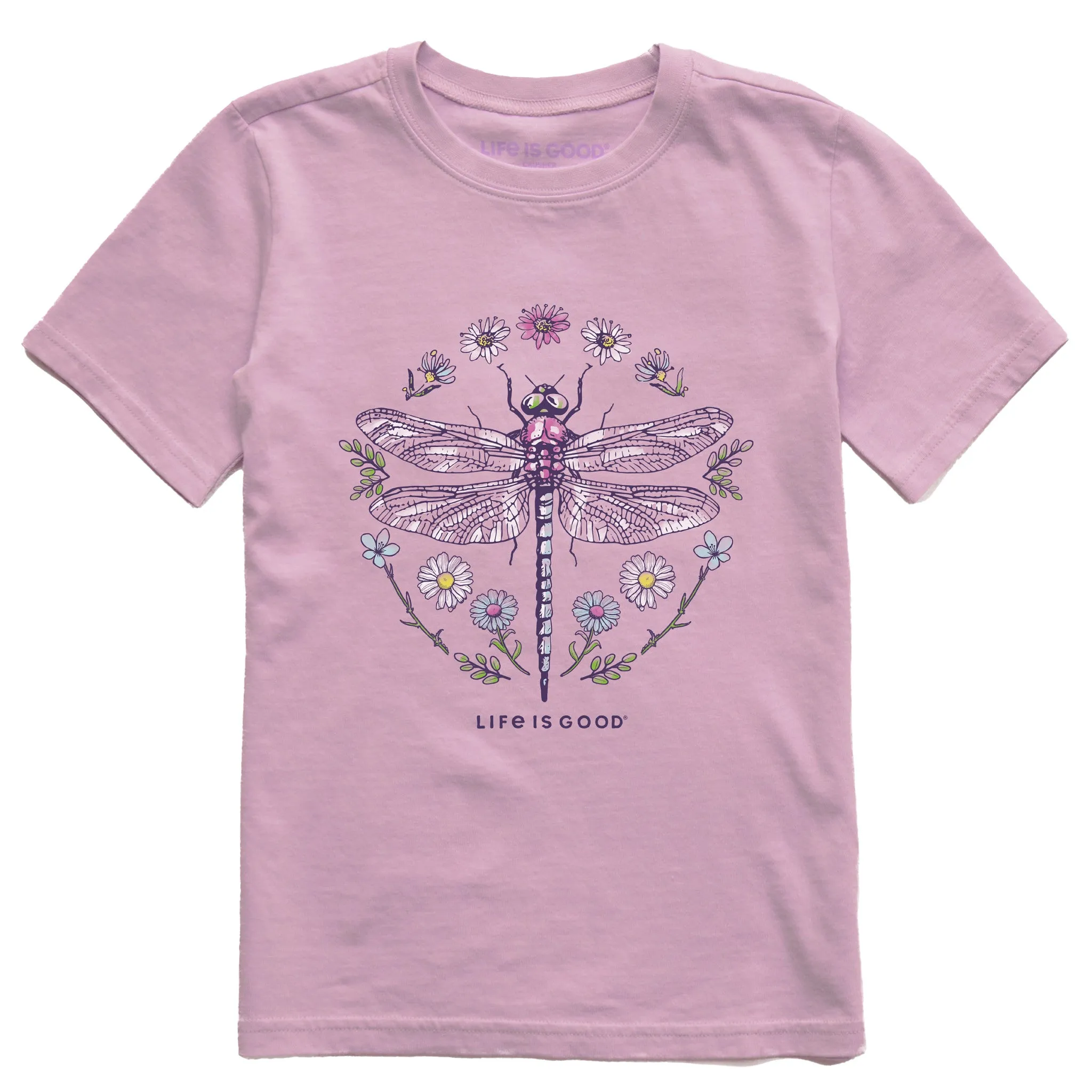 Kids Life is Good Dragonfly Short Sleeve Crusher Tee Life is Good