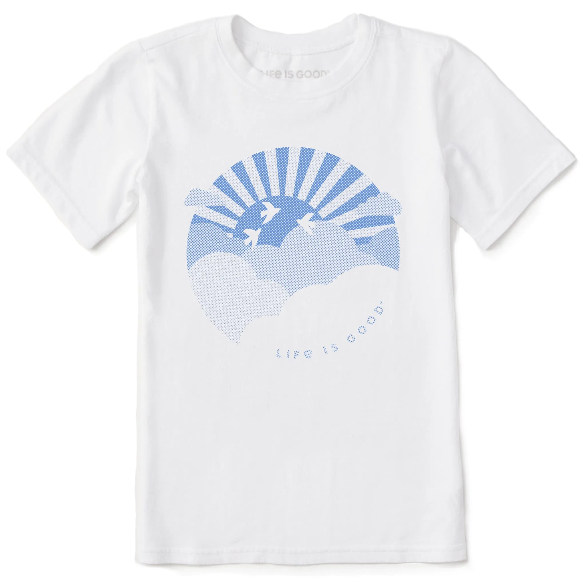 Kids Life is Good Hafltone Sunset Short Sleeve Crusher Tee Life is Good