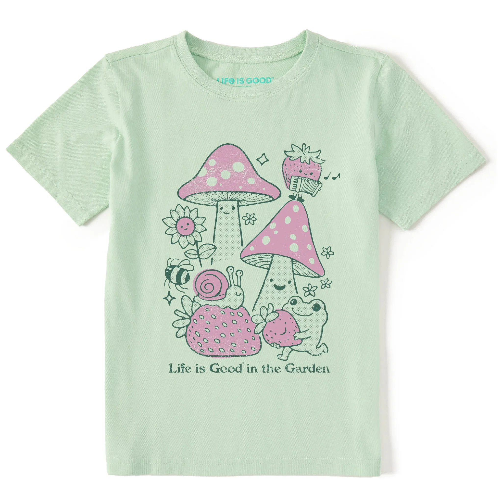Kids Life is Good in the Garden Short Sleeve Crusher Tee Life is Good