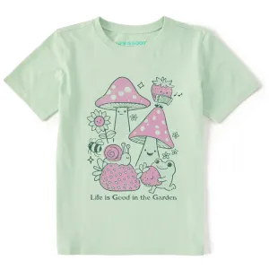 Kids Life is Good in the Garden Short Sleeve Crusher Tee Life is Good