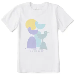 Kids Life is Good Seagull Trio Short Sleeve Crusher Tee Life is Good