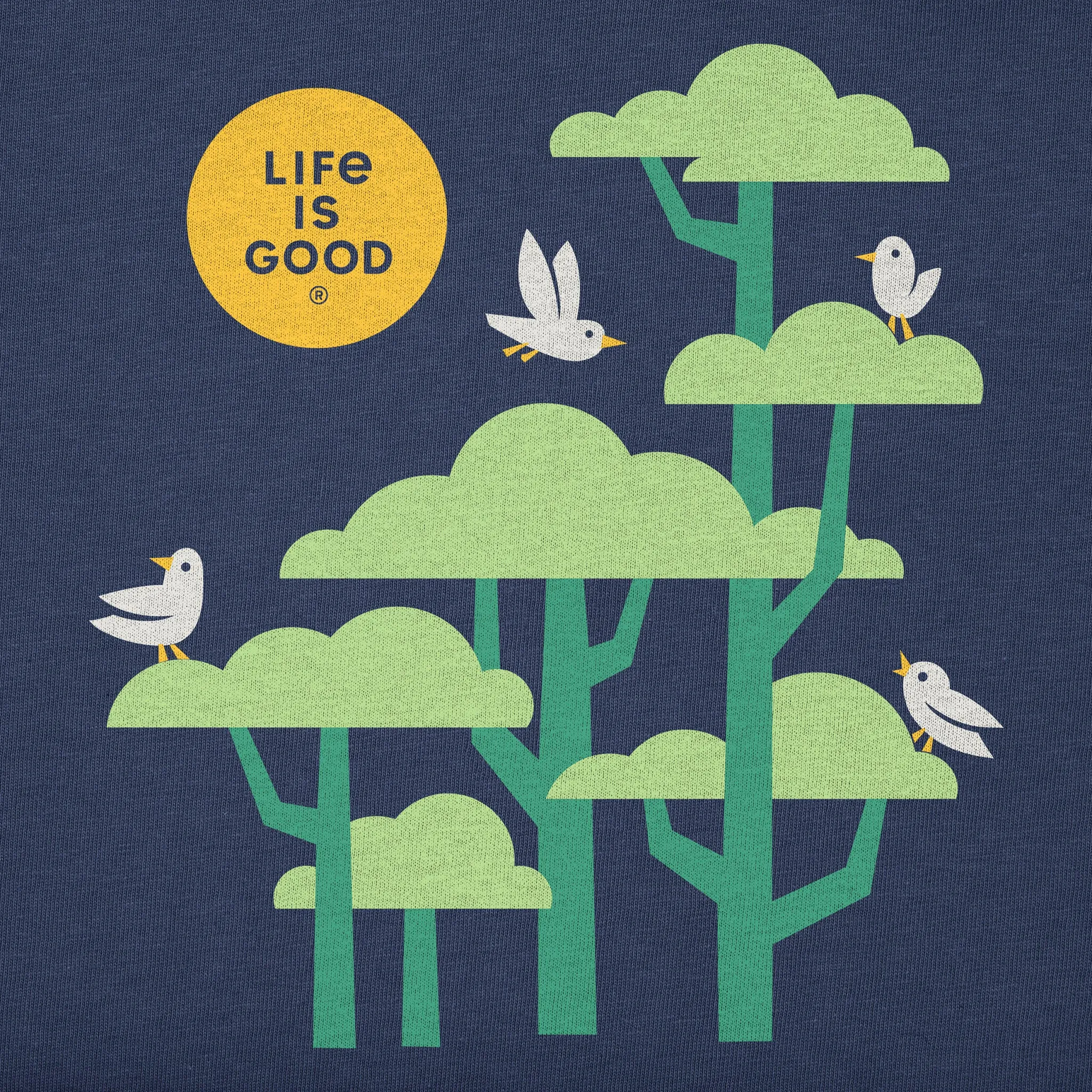 Kids Life is Good Treetop Short Sleeve Crusher Tee Life is Good