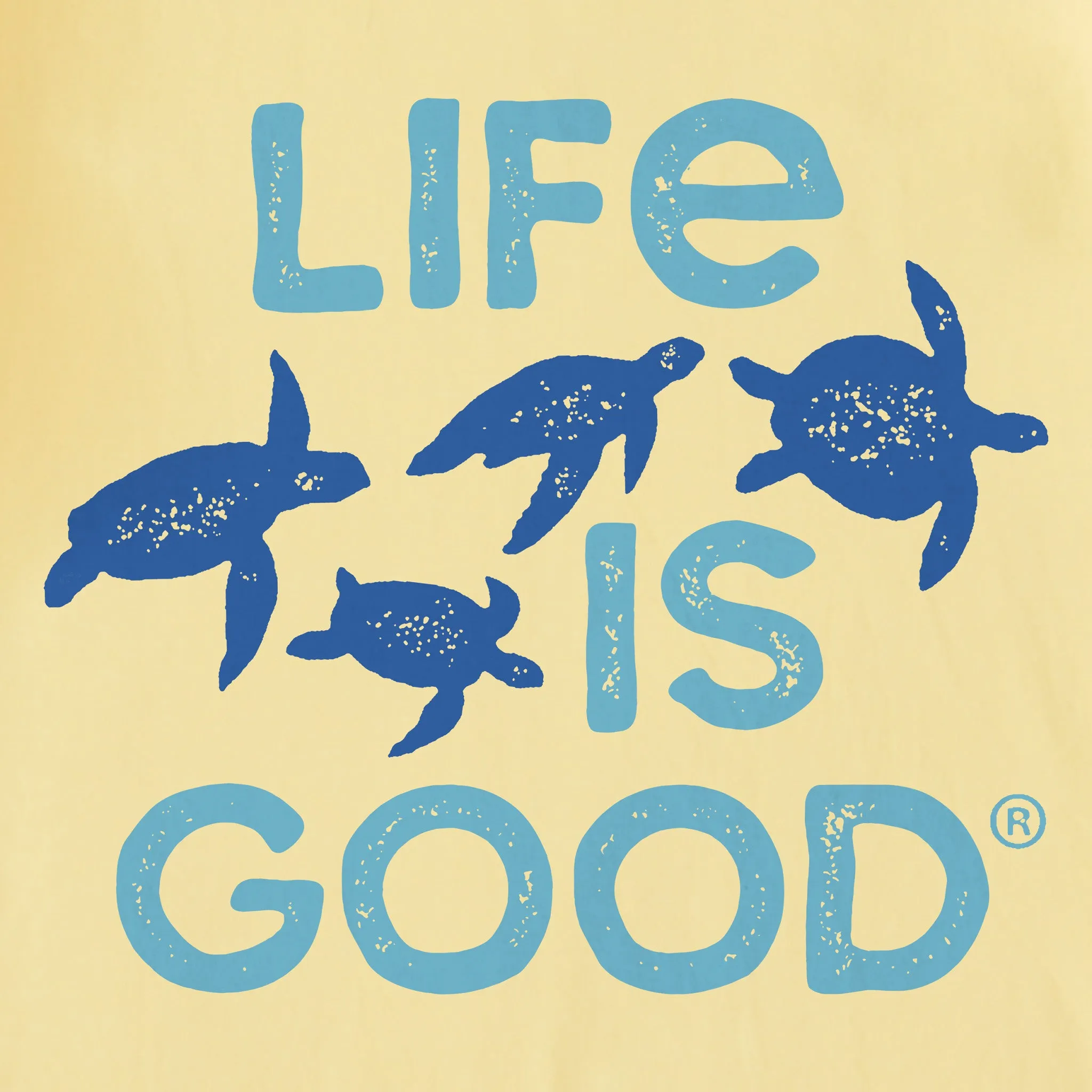 Kids Life is Good Turtles Short Sleeve Crusher Tee Life is Good