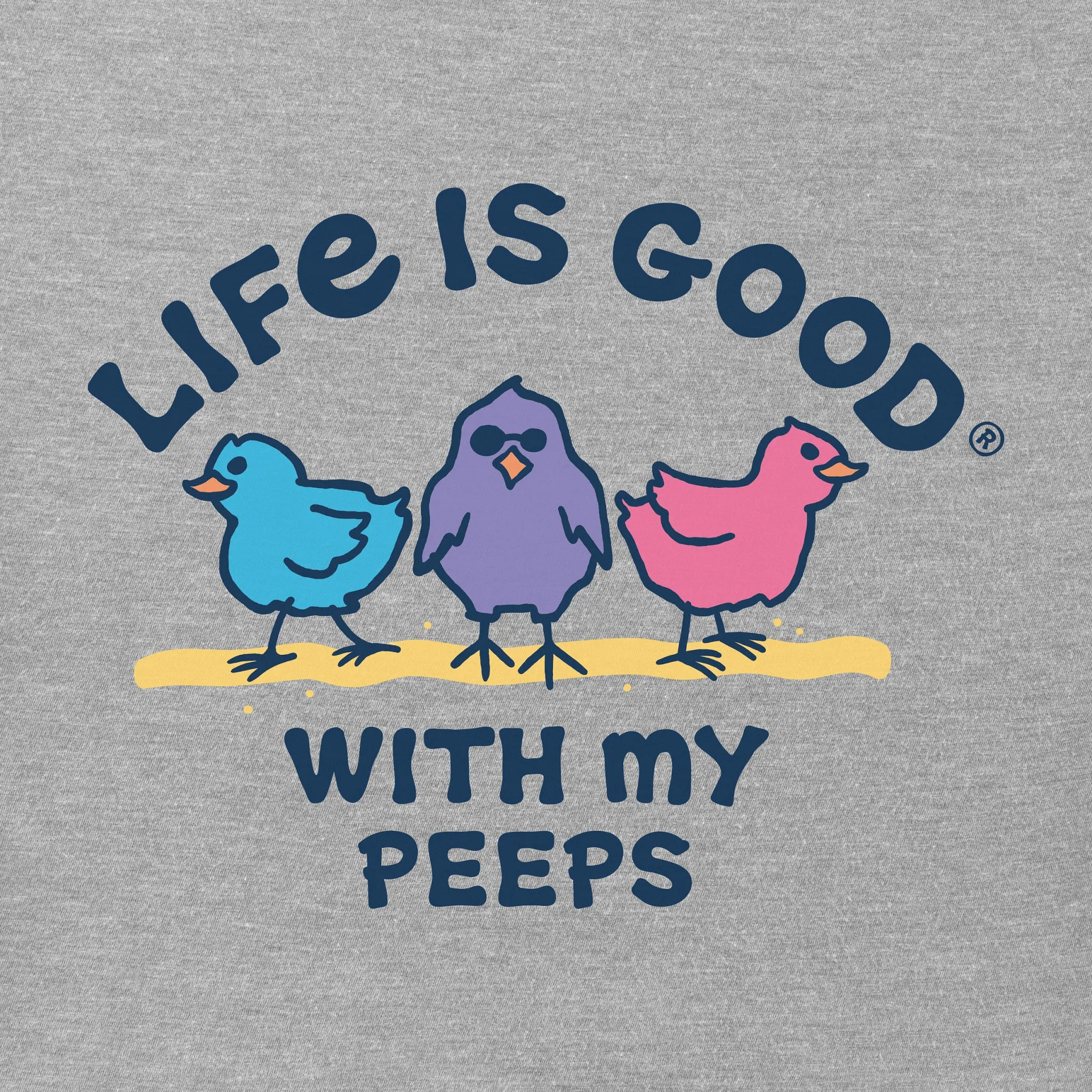 Kids LIG With My Peeps Short Sleeve Crusher Tee Life is Good