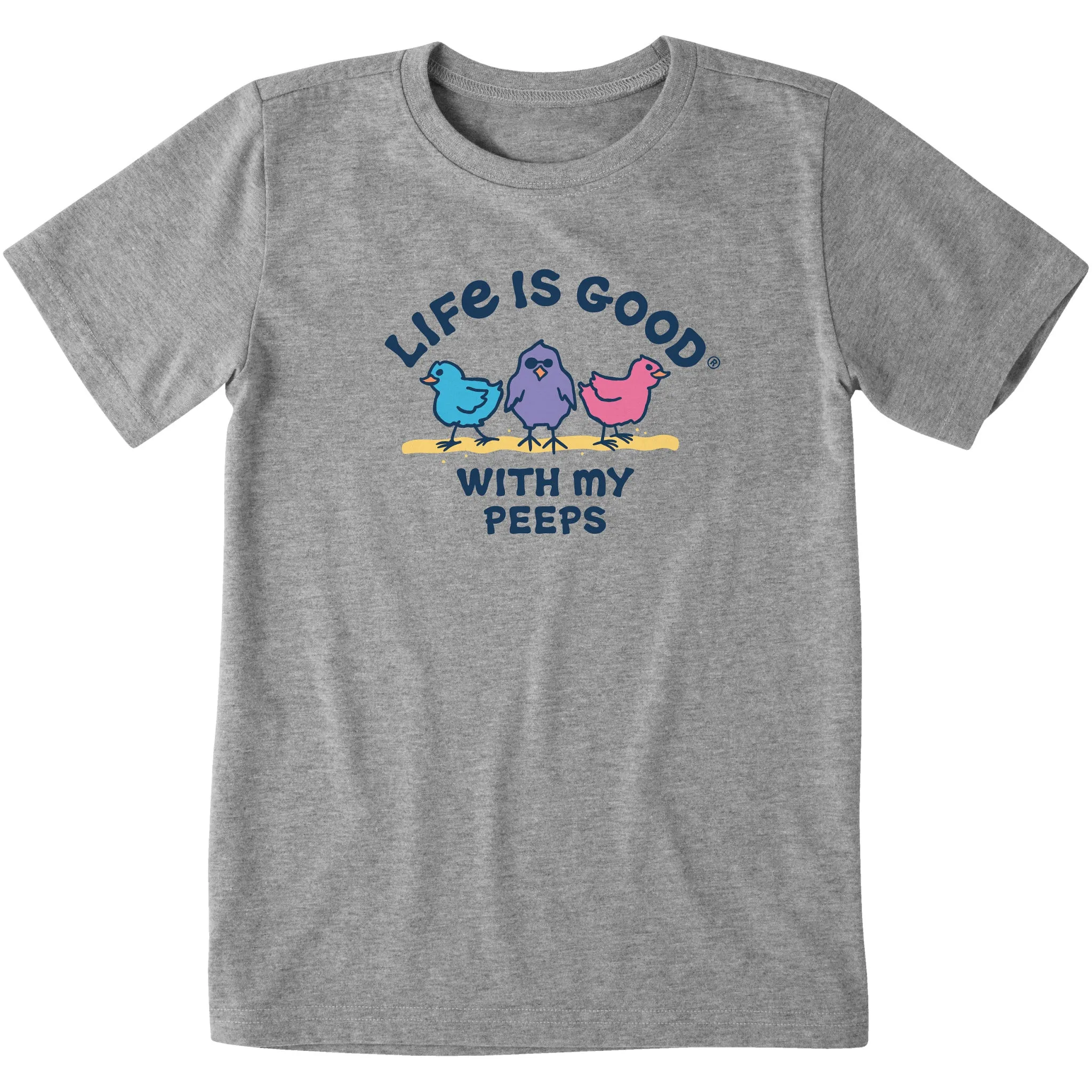 Kids LIG With My Peeps Short Sleeve Crusher Tee Life is Good
