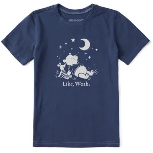 Kids Like, Woah. Short Sleeve Crusher Tee Life is Good