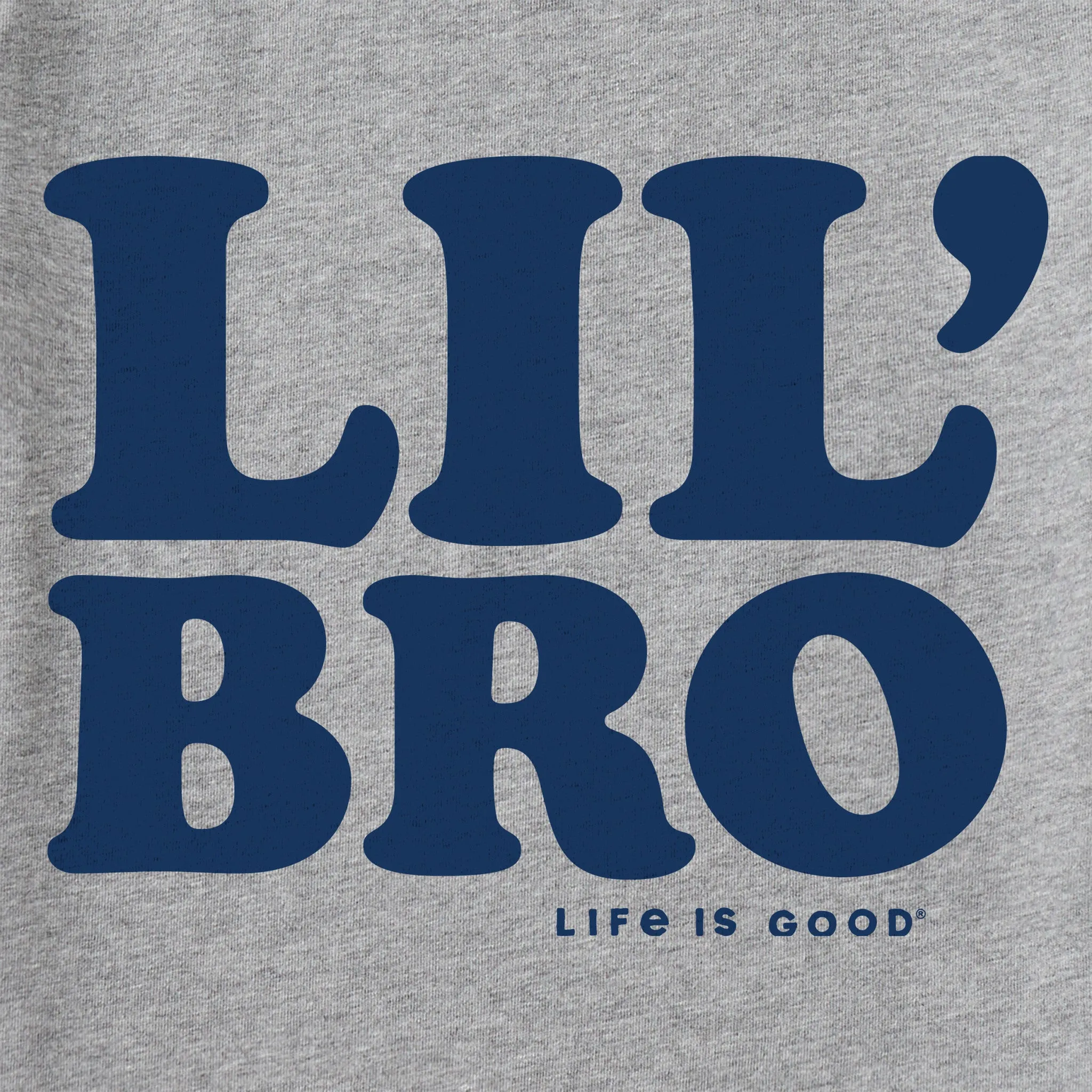 Kids Lil Bro Long Sleeve Crusher Tee Life is Good