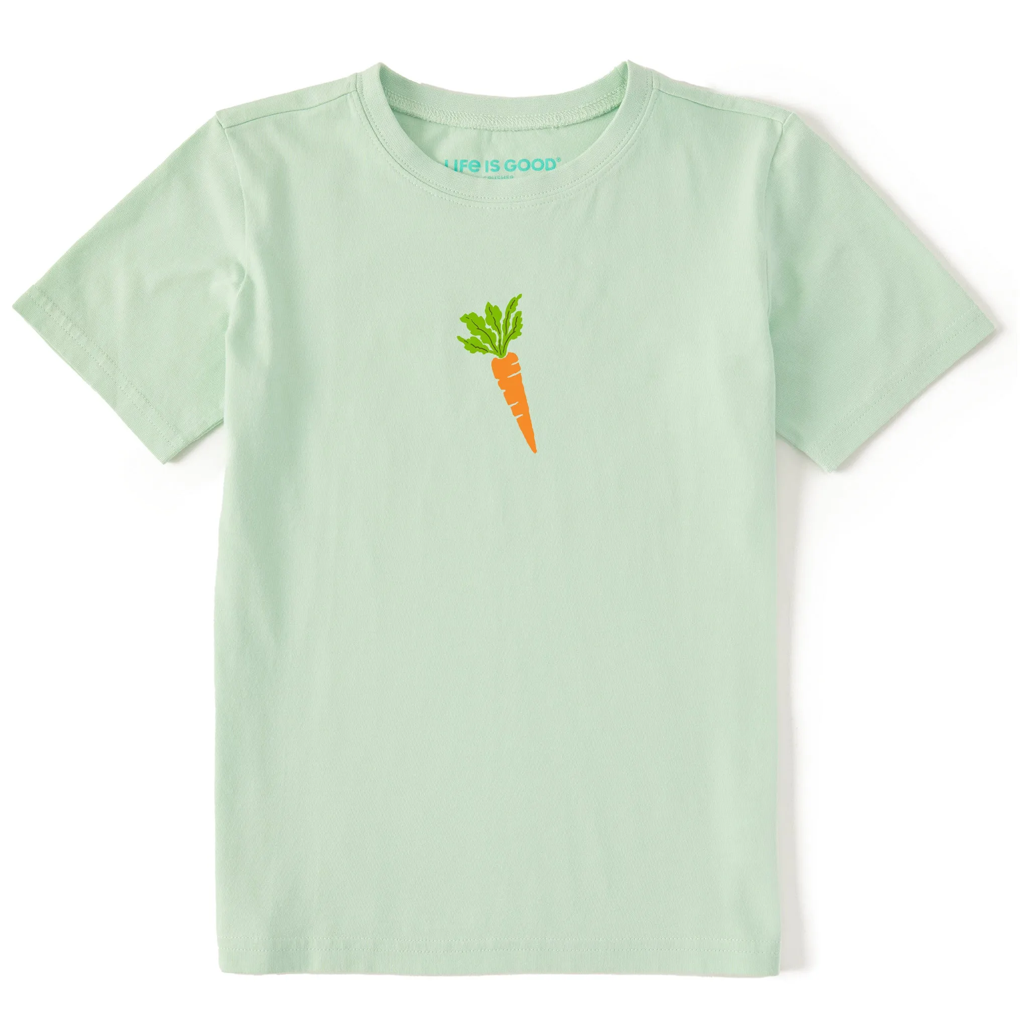 Kids Lil Carrot Short Sleeve Crusher Tee Life is Good