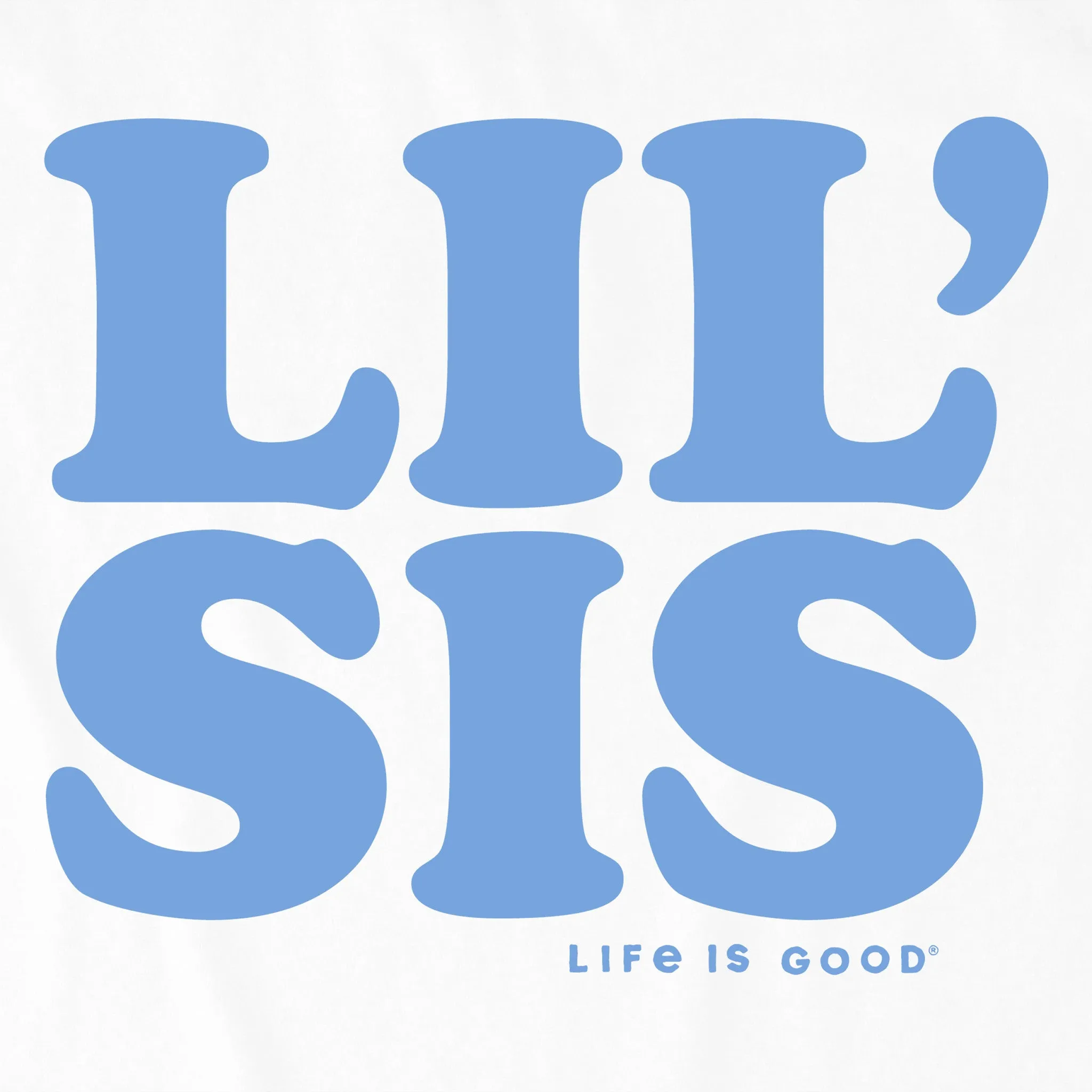Kids Lil Sis Long Sleeve Crusher Tee Life is Good