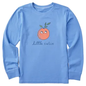 Kids Little Cutie Long Sleeve Crusher Tee Life is Good
