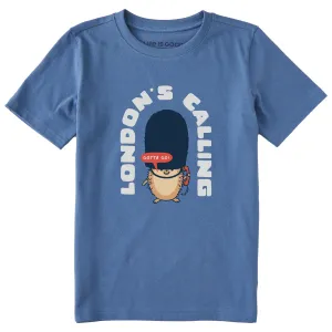 Kids London's Calling Short Sleeve Crusher Tee Life is Good