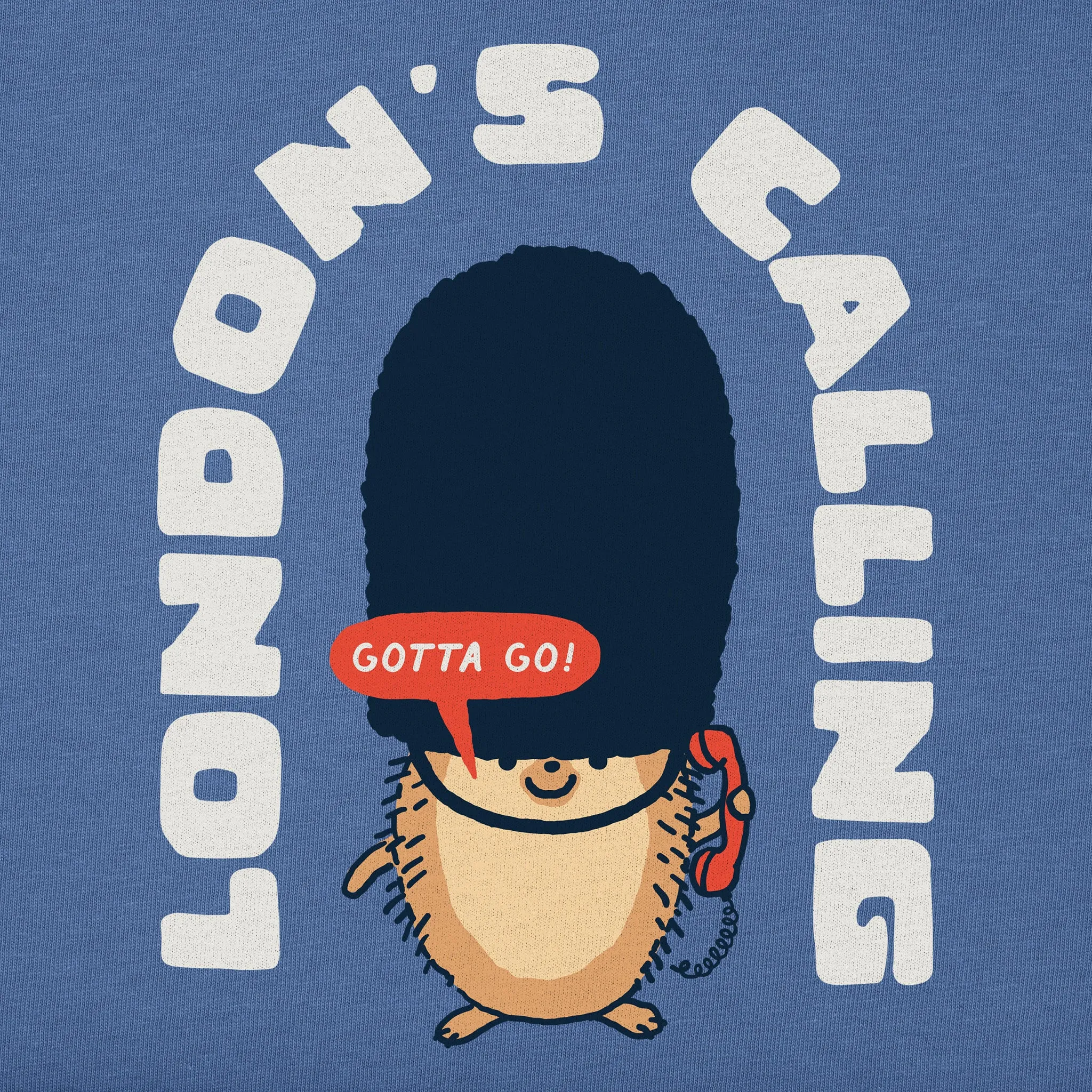 Kids London's Calling Short Sleeve Crusher Tee Life is Good