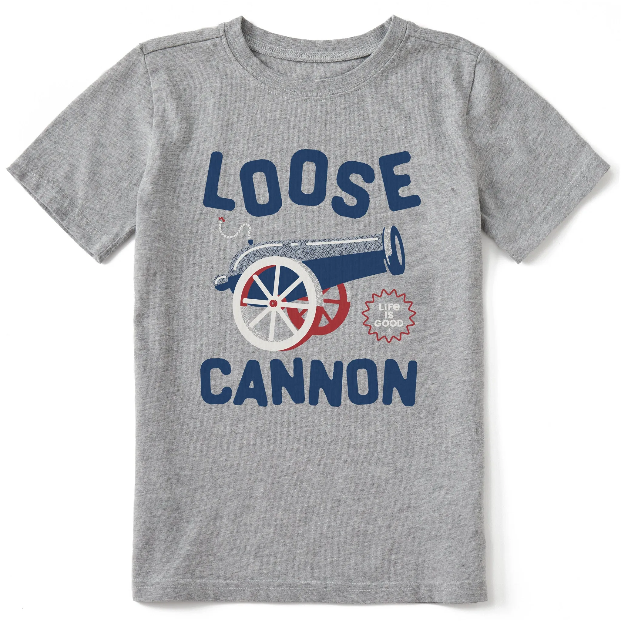 Kids Loose Cannon Short Sleeve Crusher Tee Life is Good