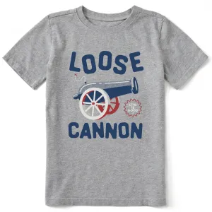 Kids Loose Cannon Short Sleeve Crusher Tee Life is Good