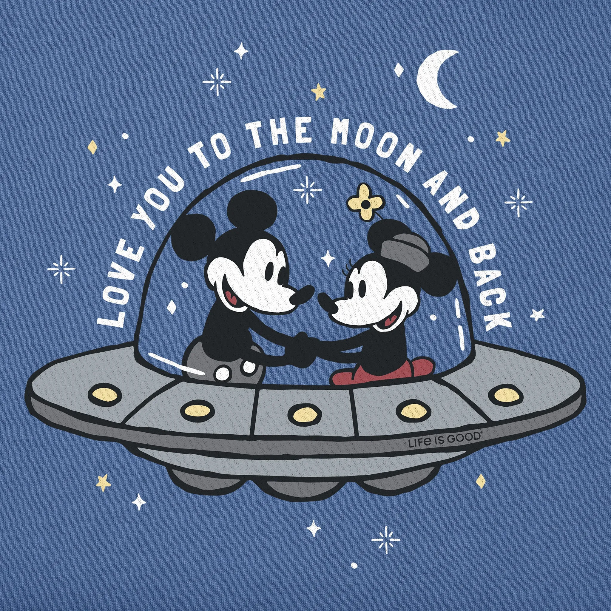 Kids Love You to the Moon and Back Short Sleeve Crusher Tee Life is Good