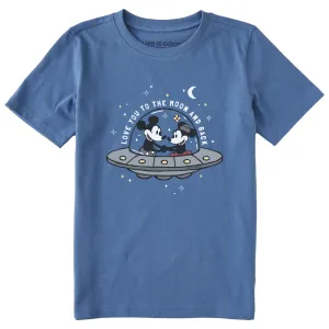 Kids Love You to the Moon and Back Short Sleeve Crusher Tee Life is Good