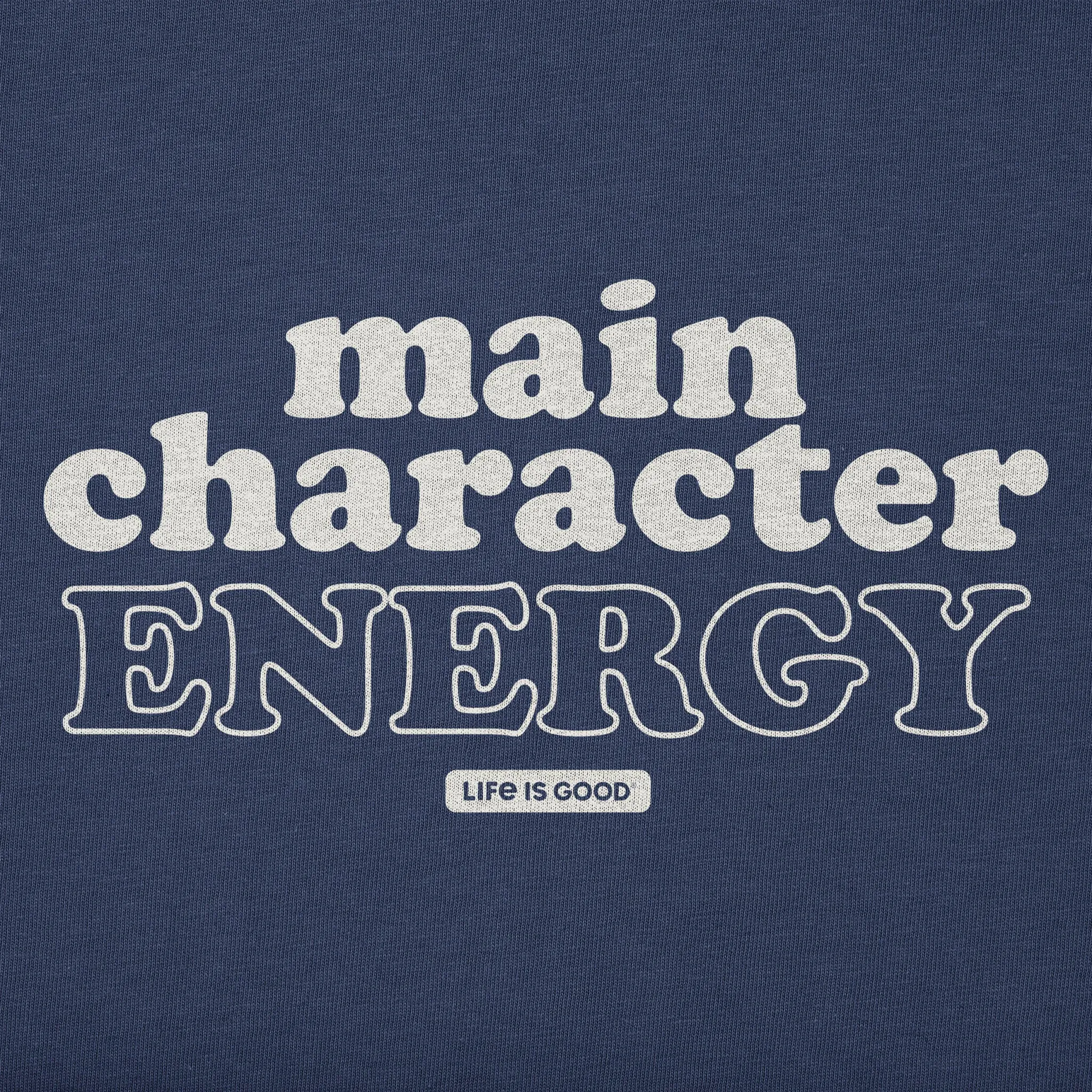 Kids Main Character Energy Short Sleeve Crusher Tee Life is Good