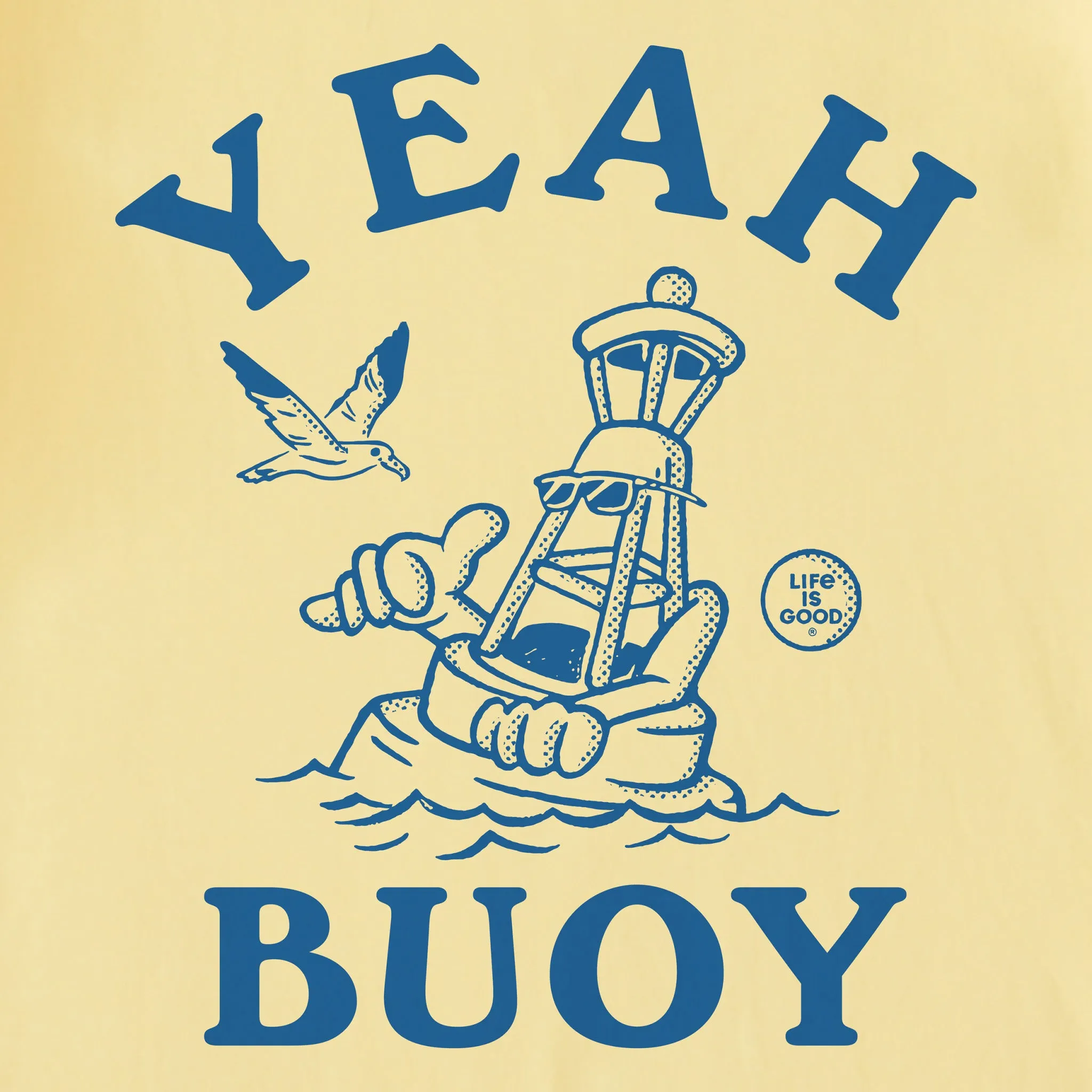 Kids Matchbook Yeah Buoy Short Sleeve Crusher Tee Life is Good