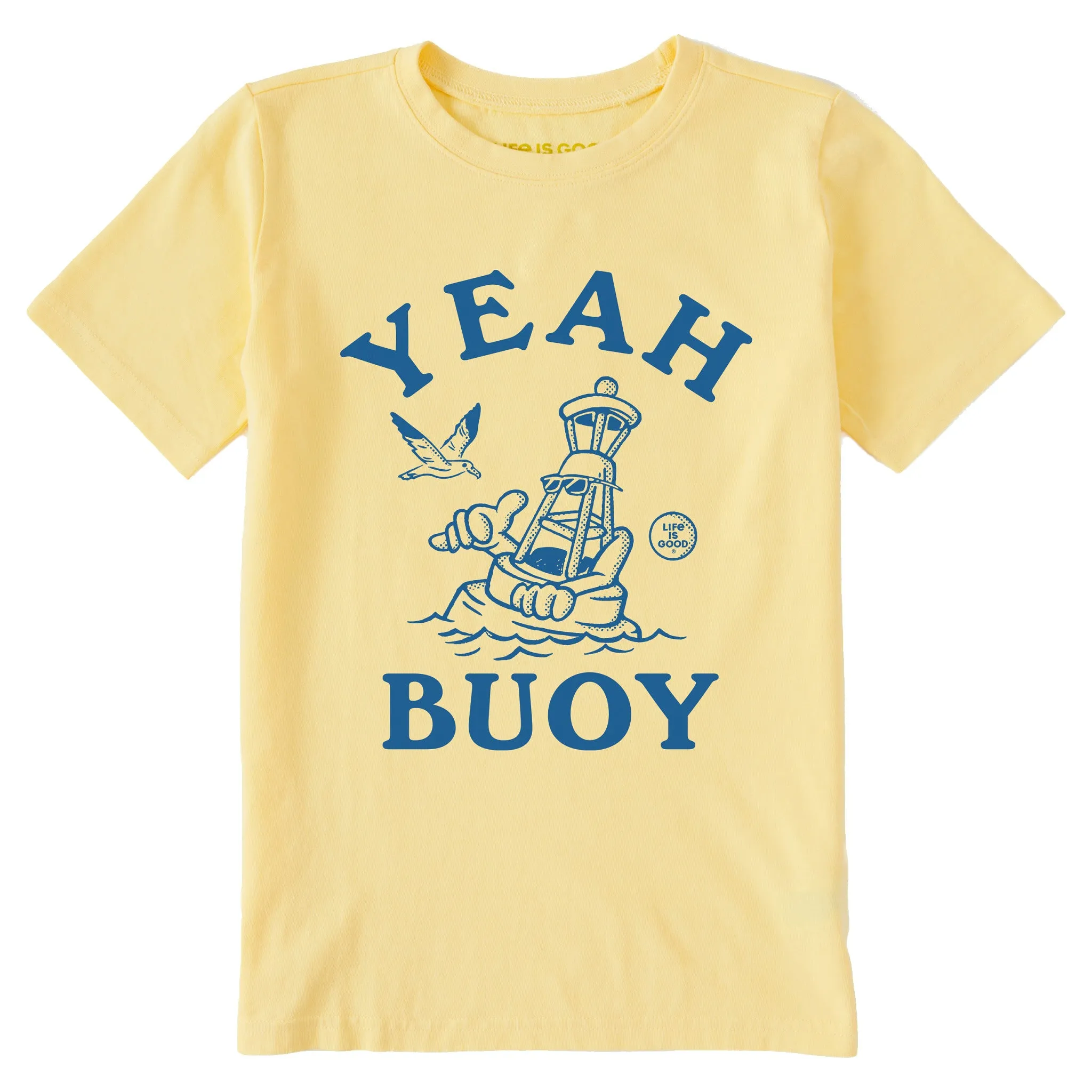Kids Matchbook Yeah Buoy Short Sleeve Crusher Tee Life is Good