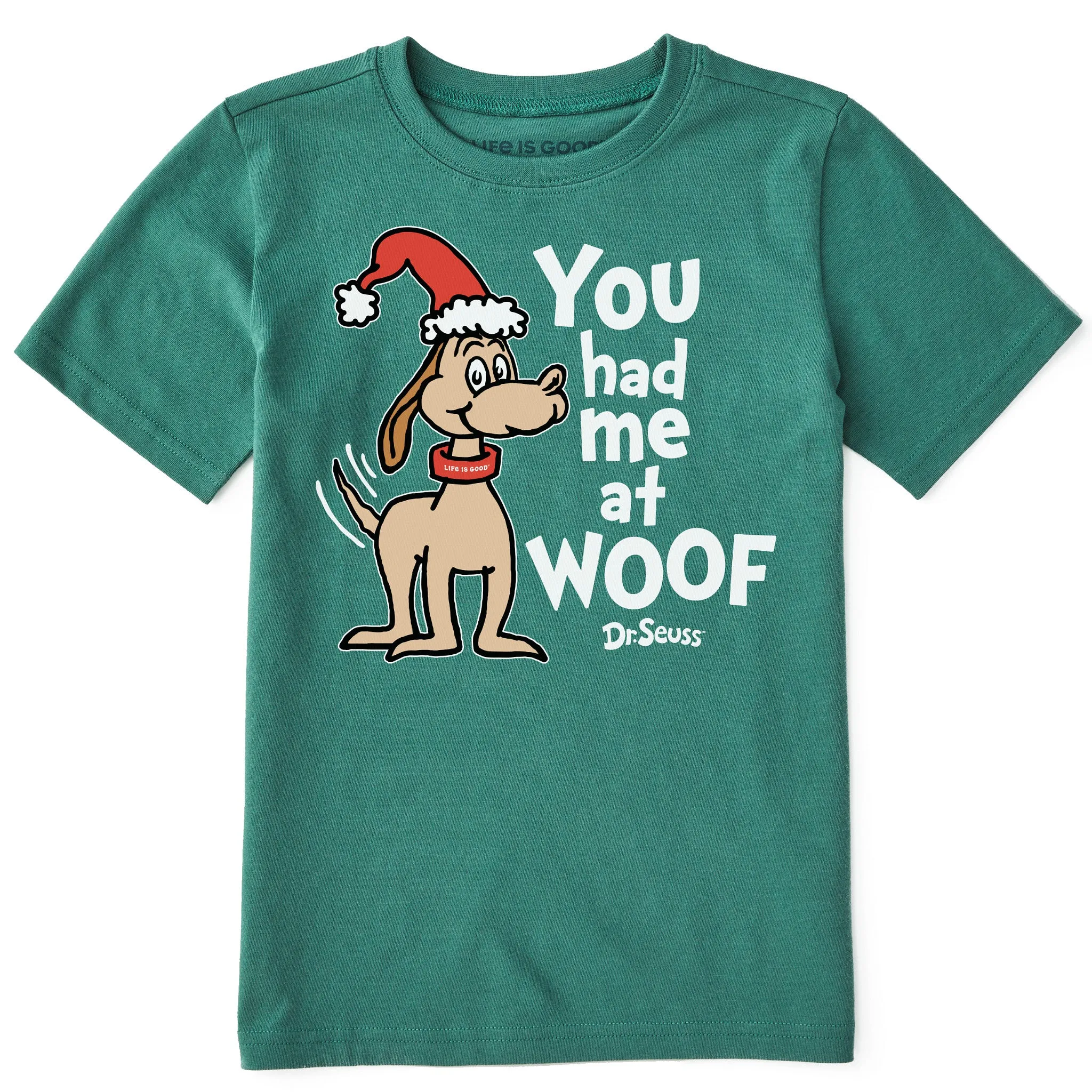 Kids Max You Had Me at Woof Short Sleeve Crusher Tee Life is Good