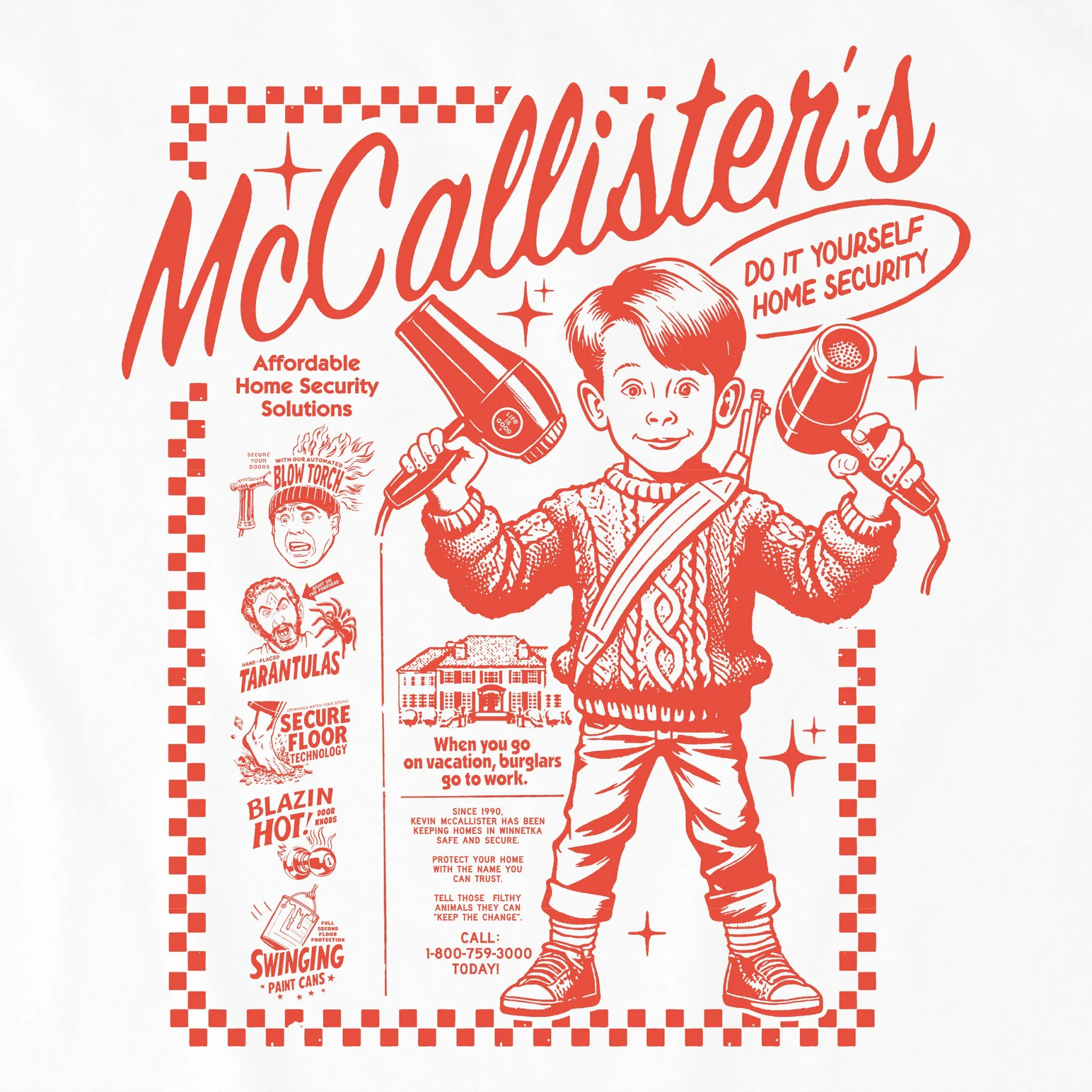 Kids McCallister's DIY Home Security Long Sleeve Crusher Tee Life is Good