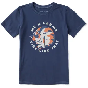 Kids Me & Karma Vibe Like That Short Sleeve Crusher Tee Life is Good