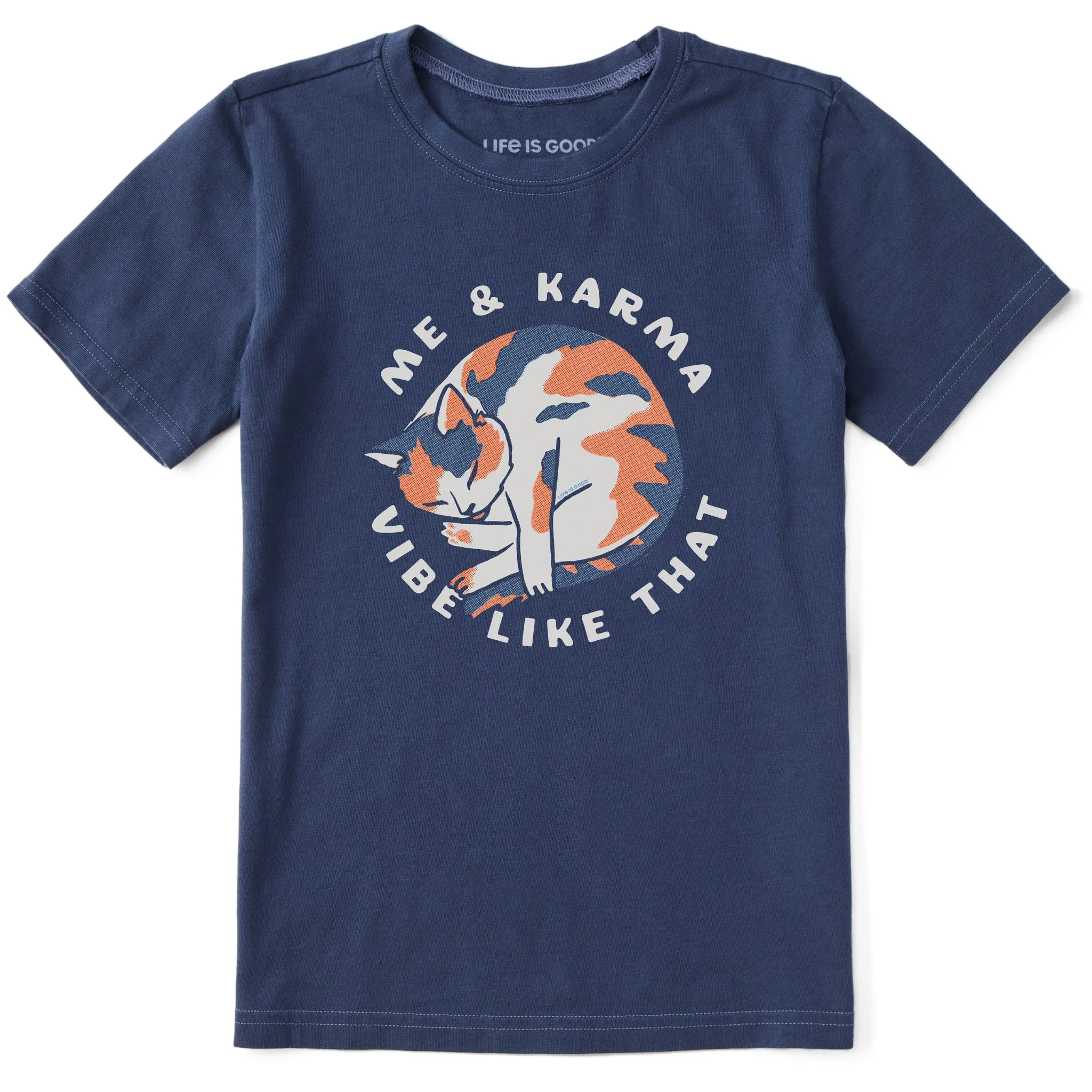 Kids Me & Karma Vibe Like That Short Sleeve Crusher Tee Life is Good