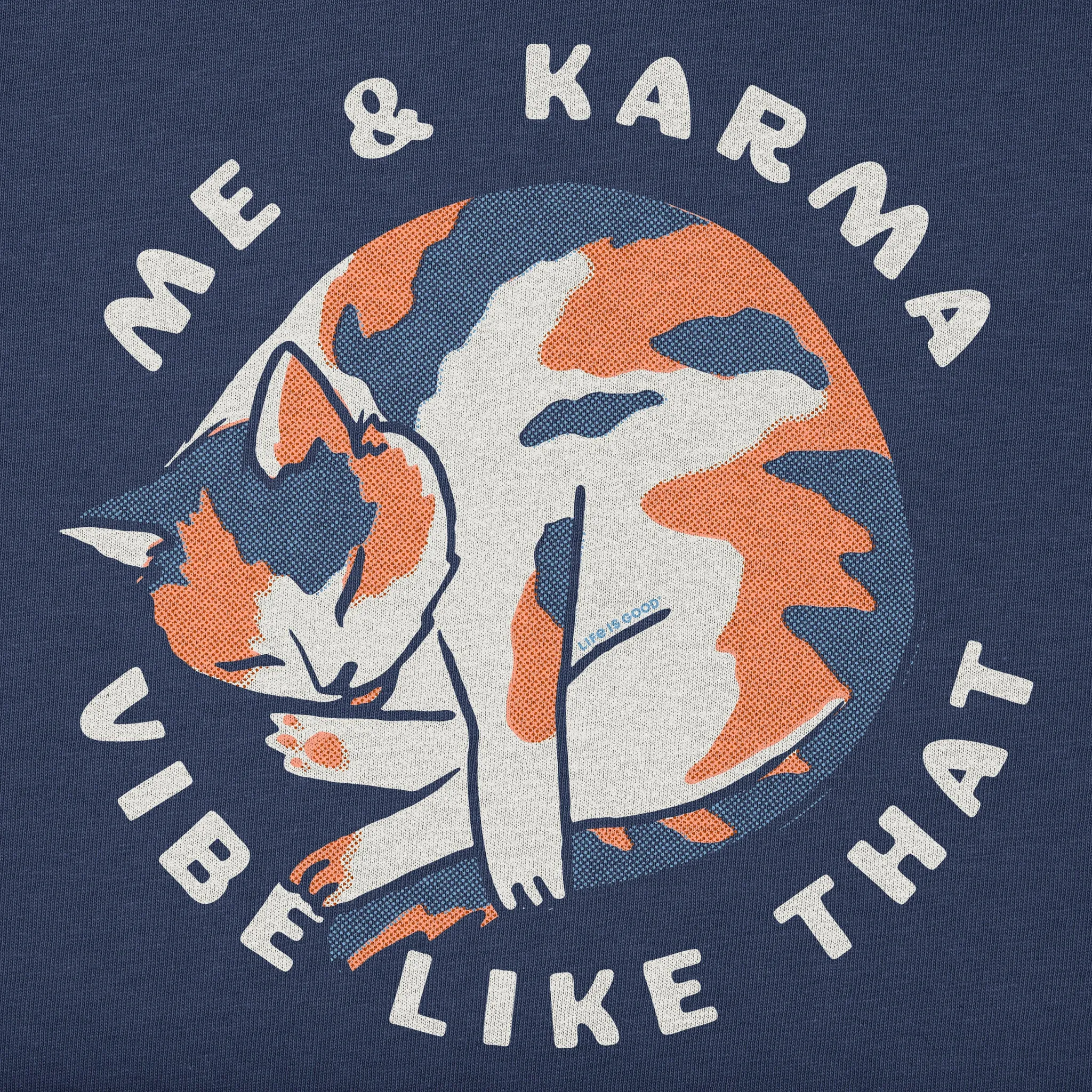 Kids Me & Karma Vibe Like That Short Sleeve Crusher Tee Life is Good