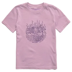 Kids Mermaid Star Short Sleeve Crusher Tee Life is Good