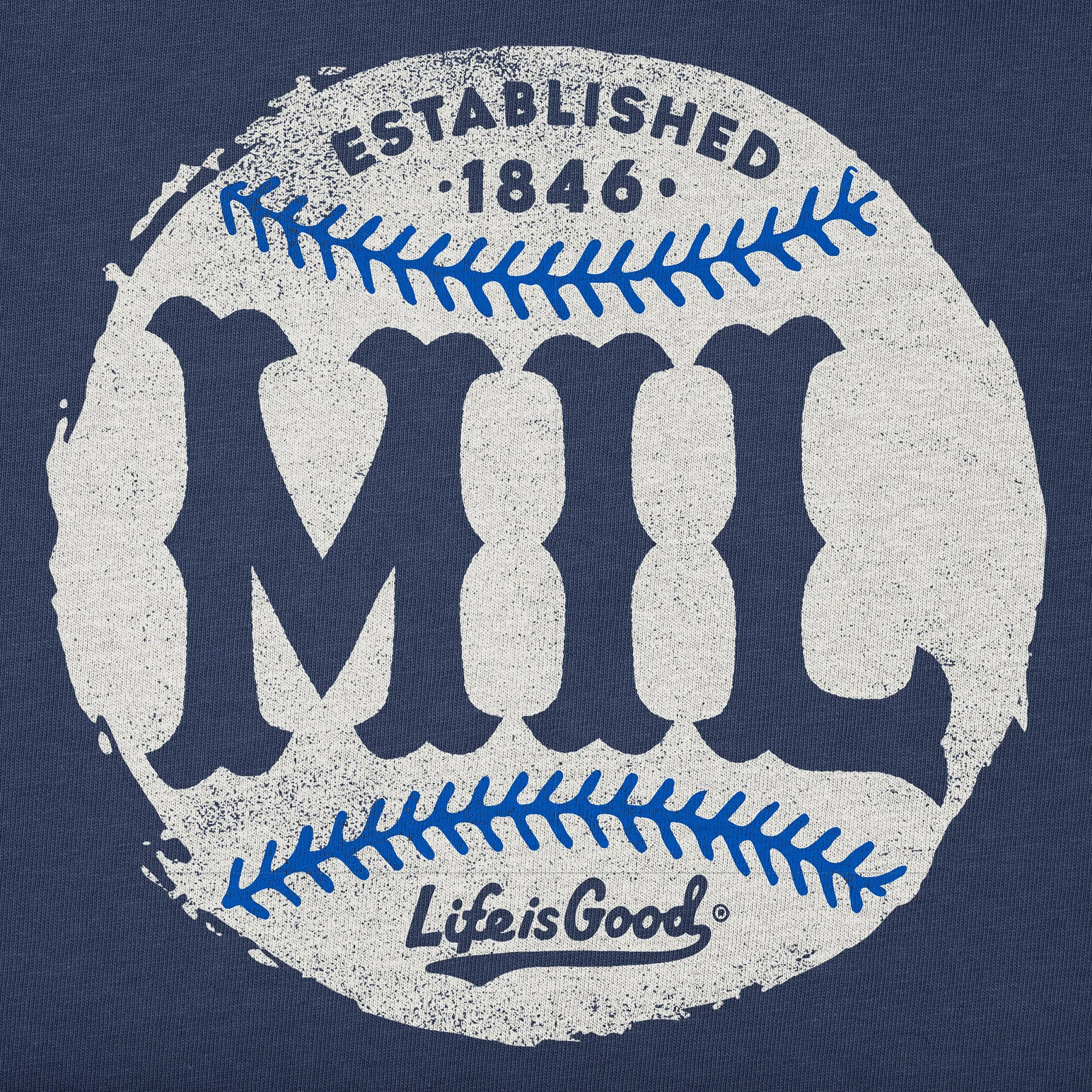 Kids Milwaukee Baseball Short Sleeve Crusher Tee Life is Good