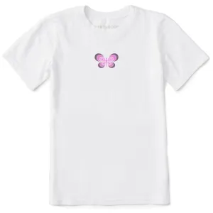 Kids Mini Butterfly Short Sleeve Crusher Tee Life is Good