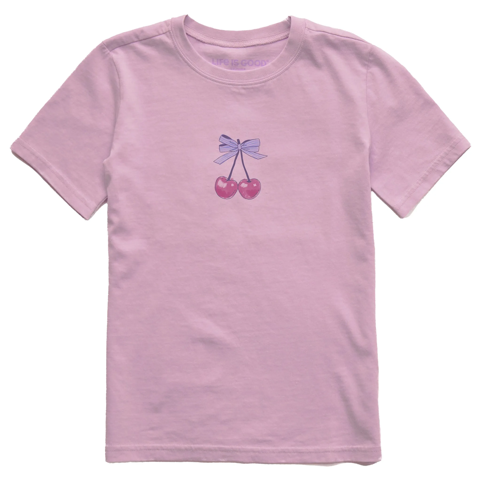 Kids Mini Cherry Pair Short Sleeve Crusher Tee Life is Good