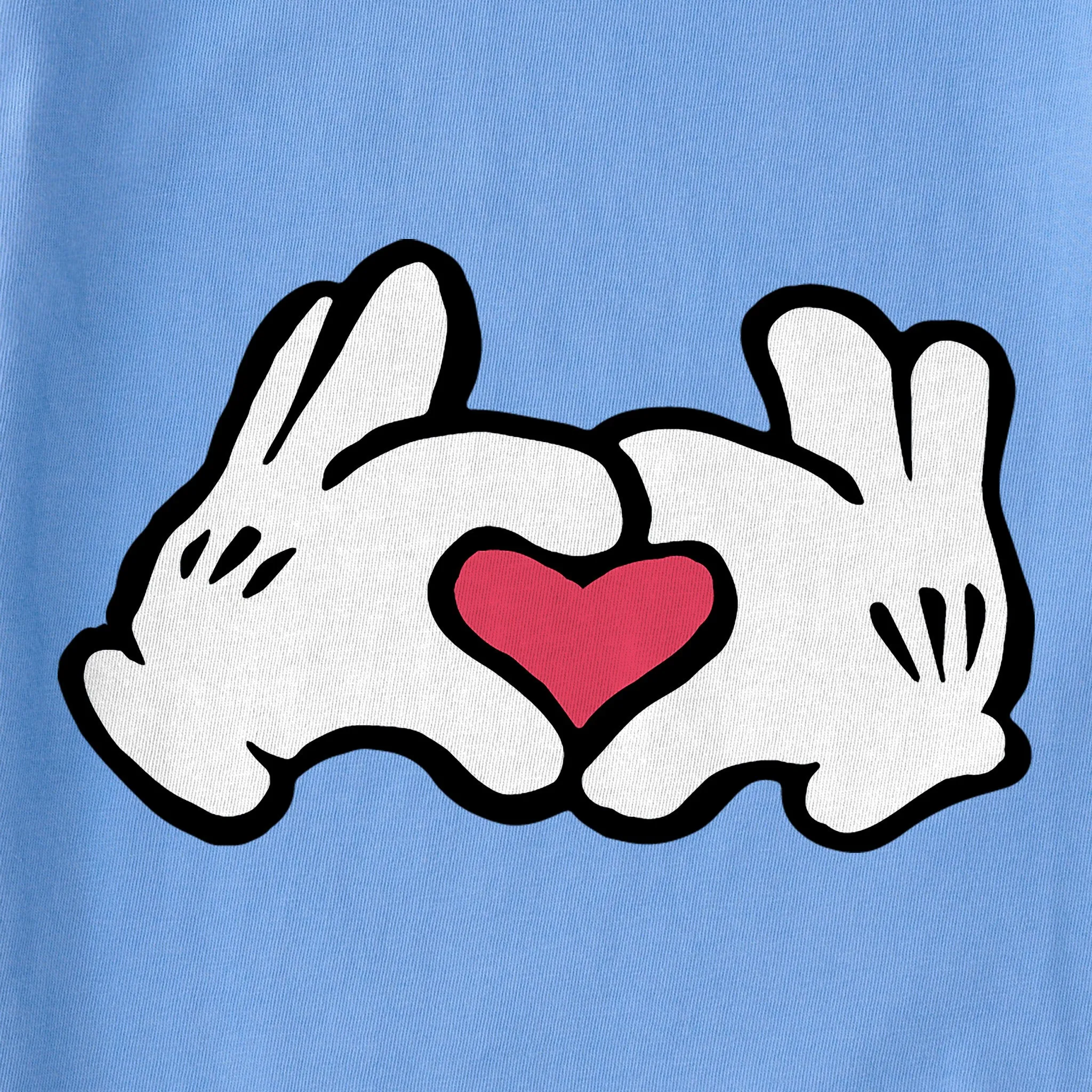 Kids Mini Hand Heart Short Sleeve Crusher Tee Life is Good