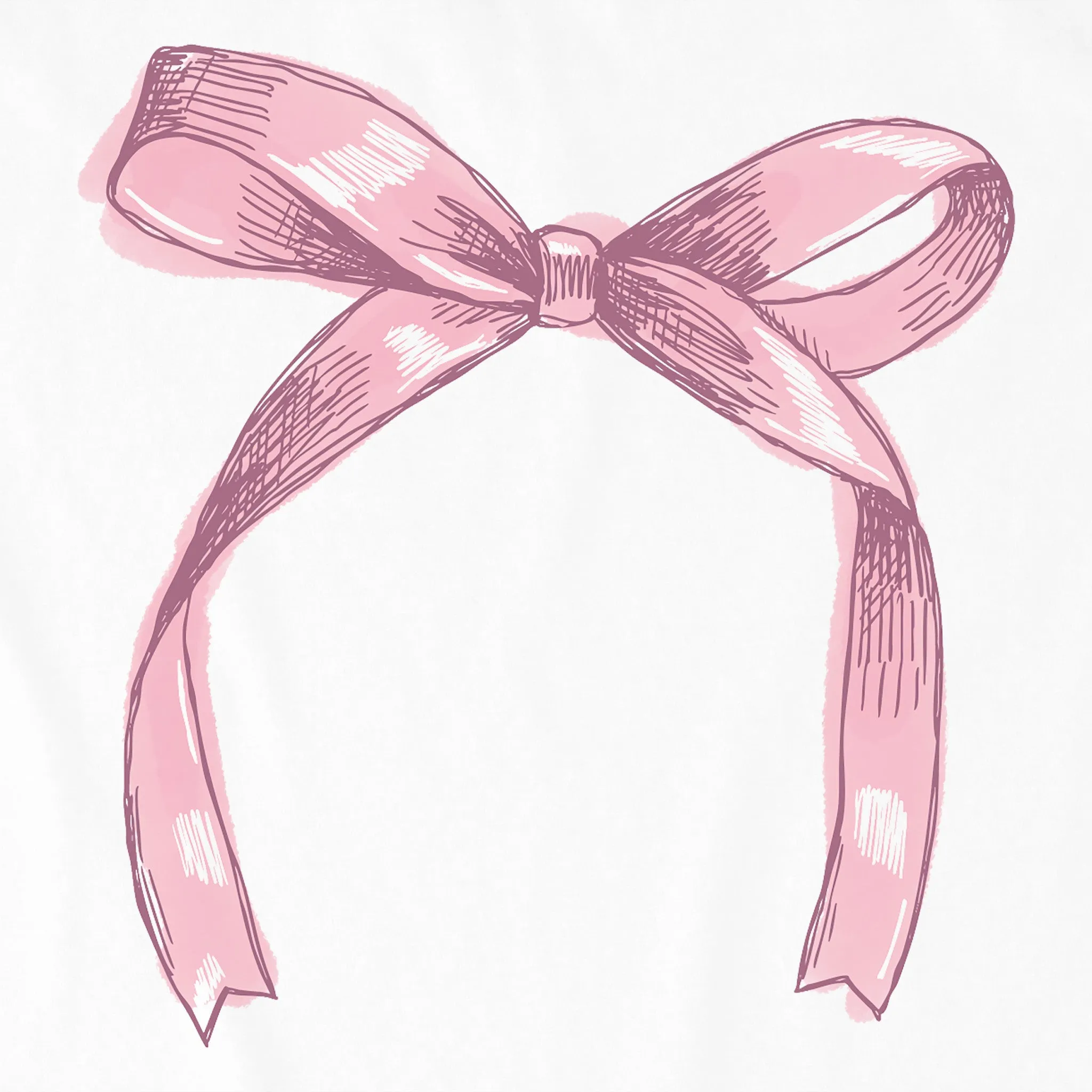 Kids Mini Ribbon Bow Short Sleeve Crusher Tee Life is Good