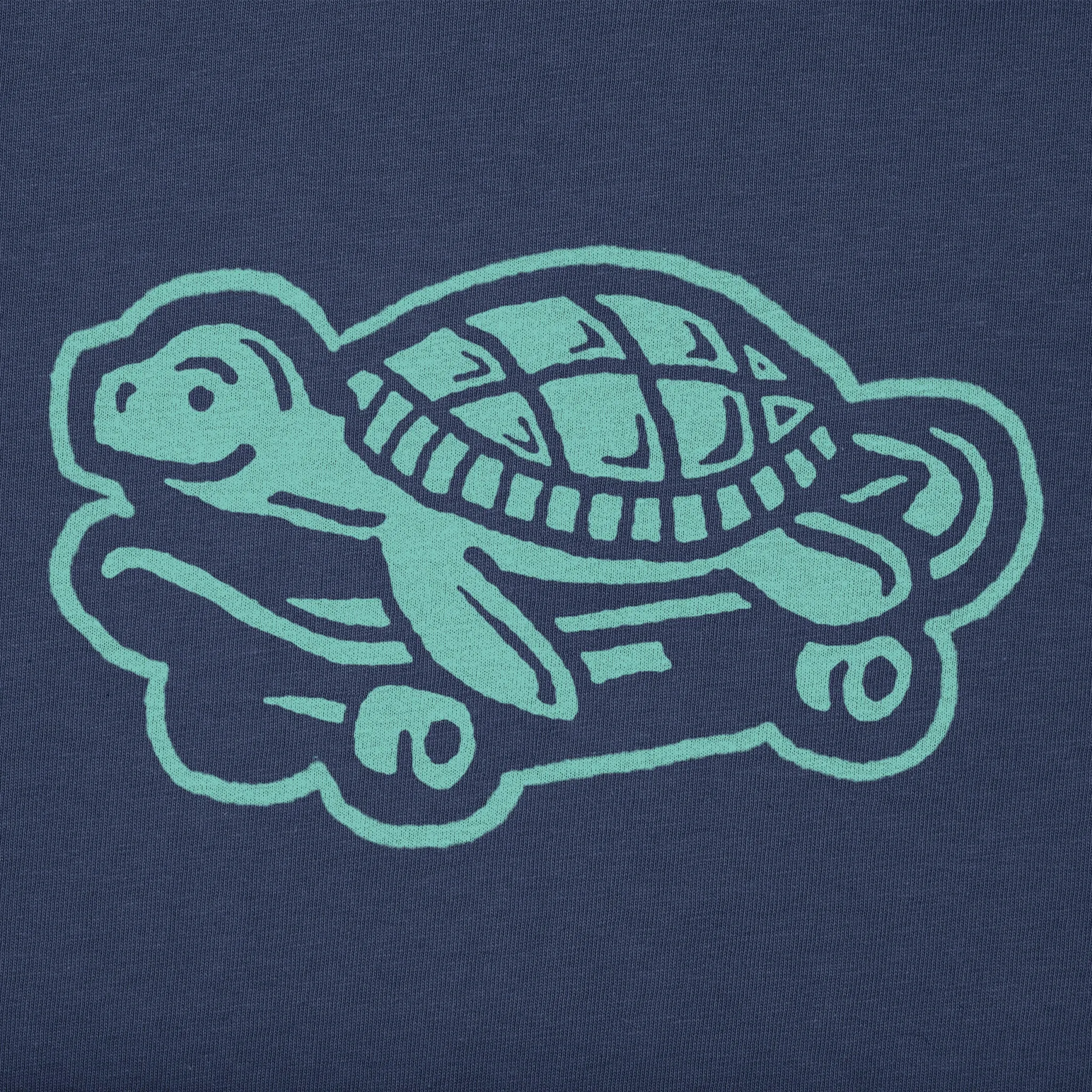 Kids Mini Turtle Skateboard Short Sleeve Crusher Tee Life is Good