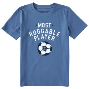 Kids Most Huggable Player Short Sleeve Crusher Tee Life is Good