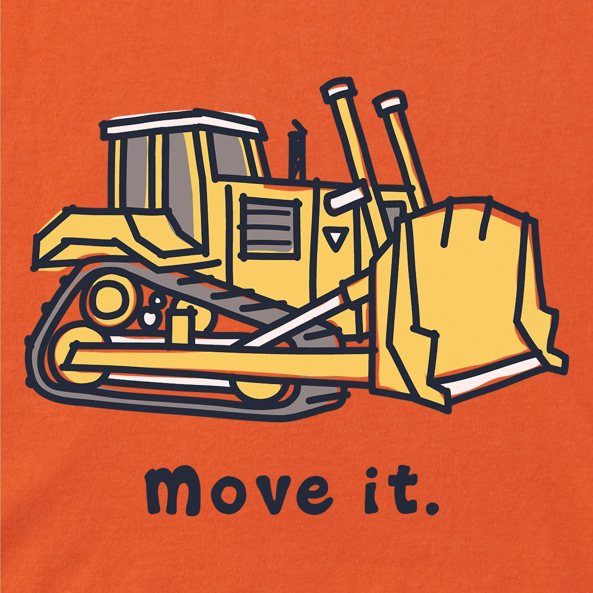 Kids Move It Earth Mover Short Sleeve Crusher Tee Life is Good