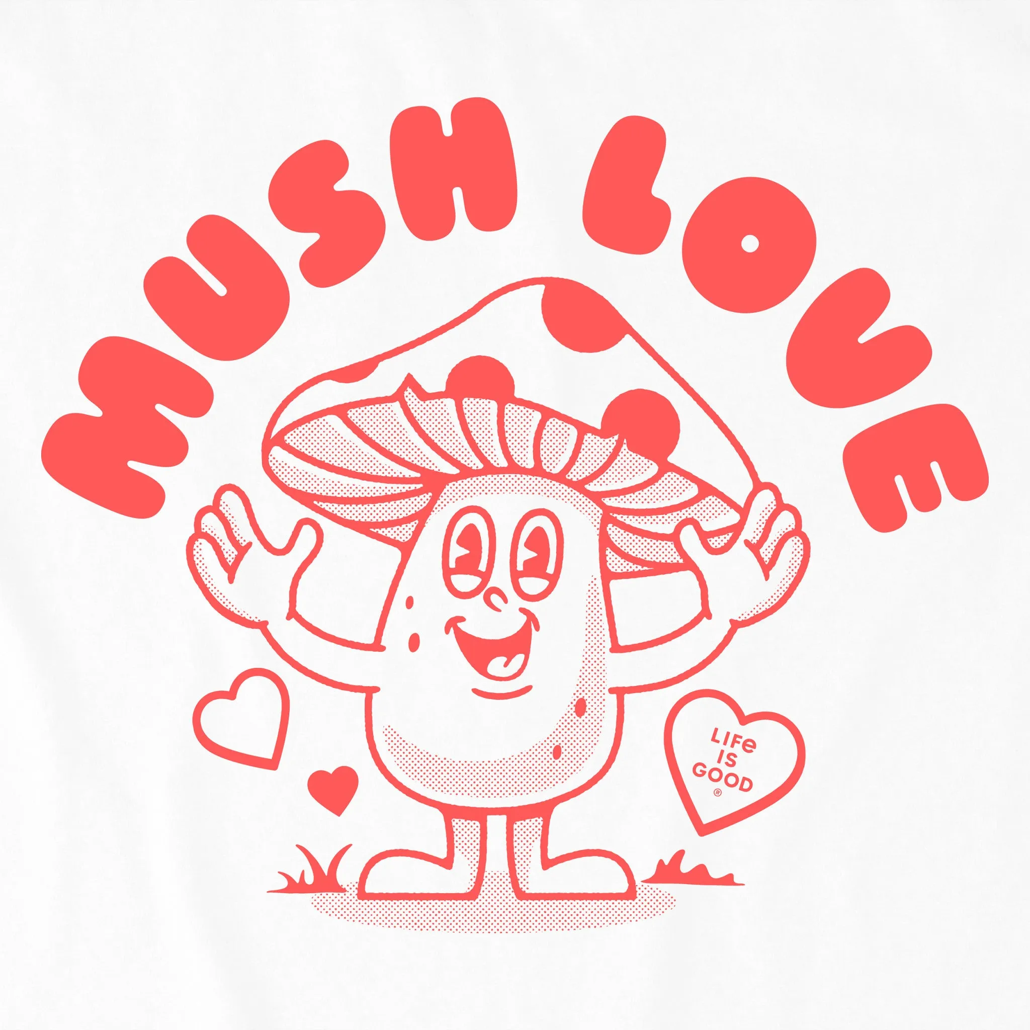 Kids Mush Love Short Sleeve Crusher Tee Life is Good