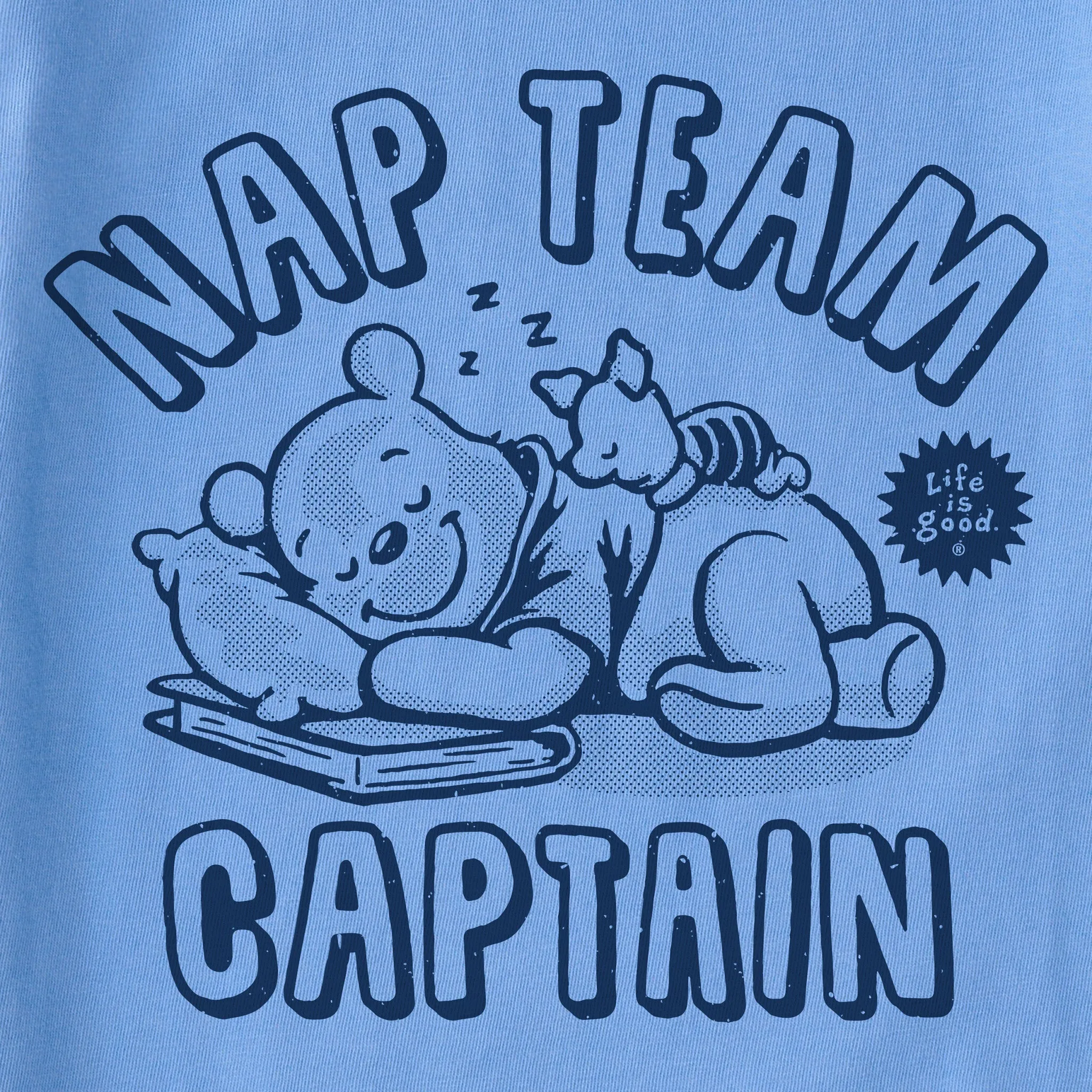 Kids Nap Team Captain Winnie Short Sleeve Crusher Tee Life is Good