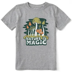 Kids Nature is Magic Mushrooms Short Sleeve Crusher Tee Life is Good