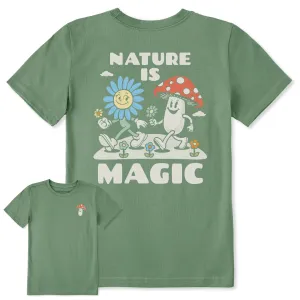 Kids Nature is Magic Short Sleeve Crusher Tee Life is Good