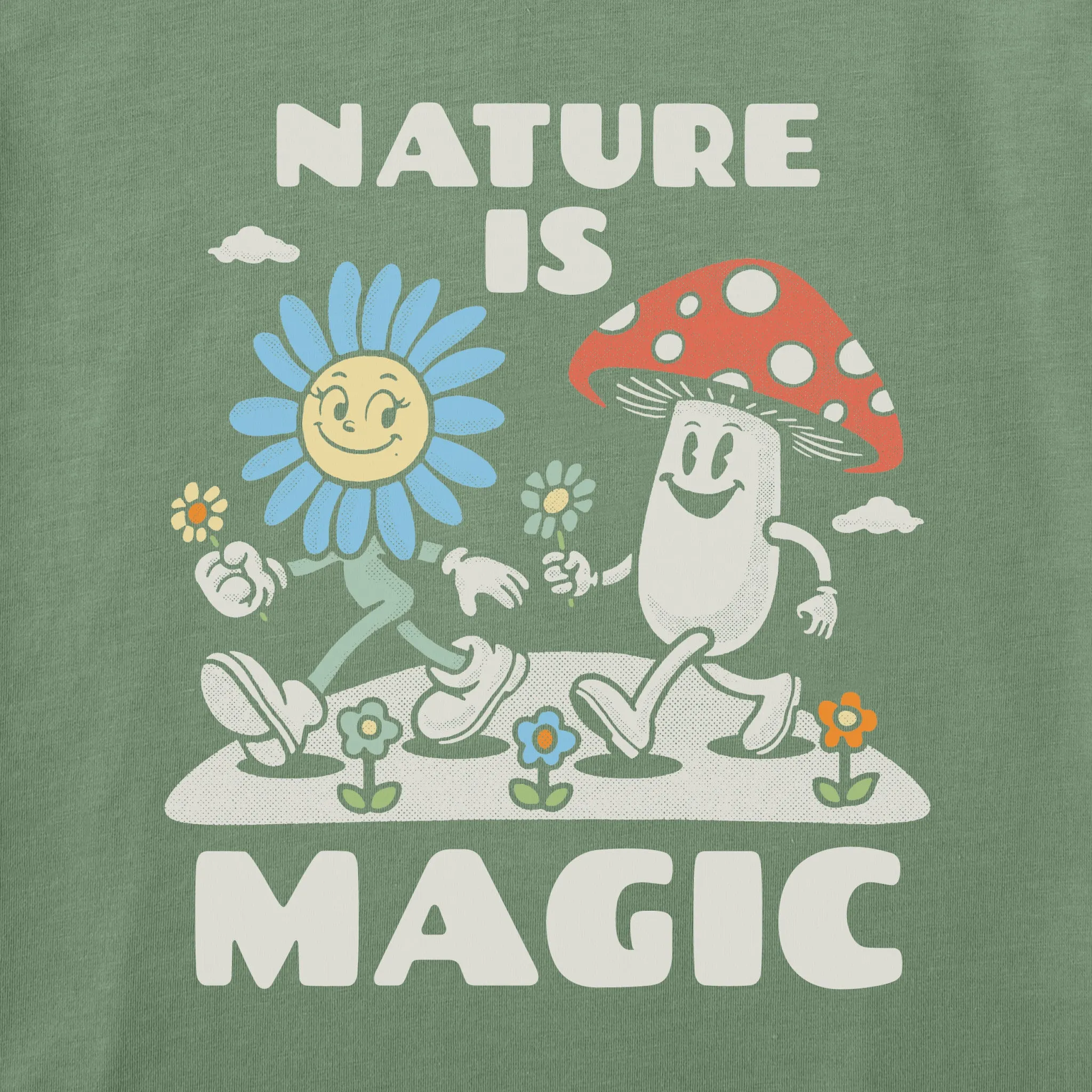 Kids Nature is Magic Short Sleeve Crusher Tee Life is Good
