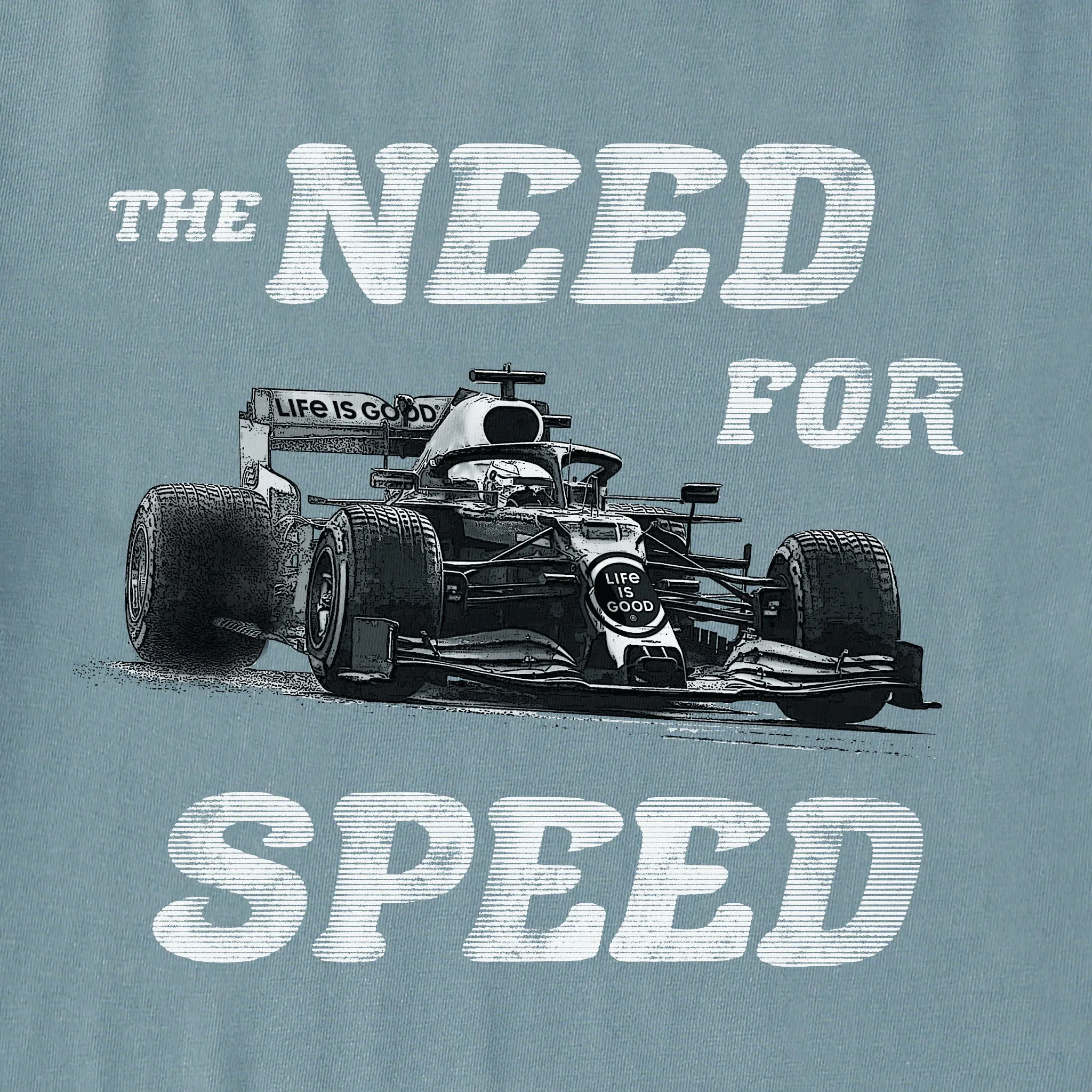 Kids Need For Speed Long Sleeve Crusher Tee Life is Good