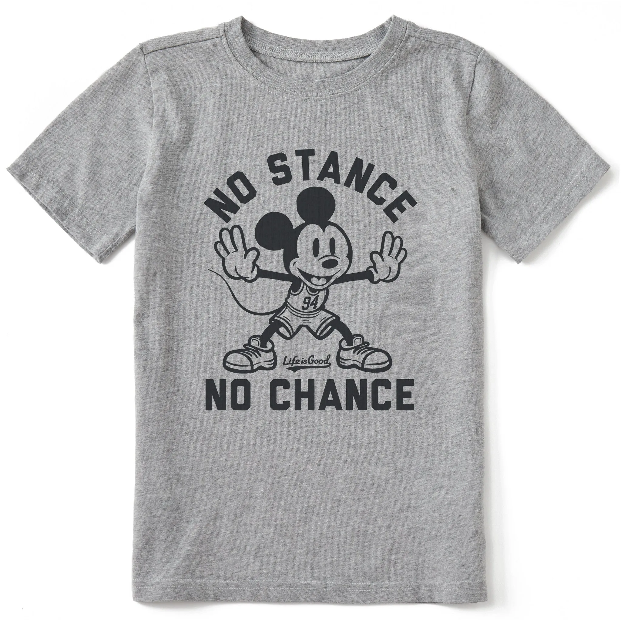 Kids No Stance No Chance Short Sleeve Crusher Tee Life is Good
