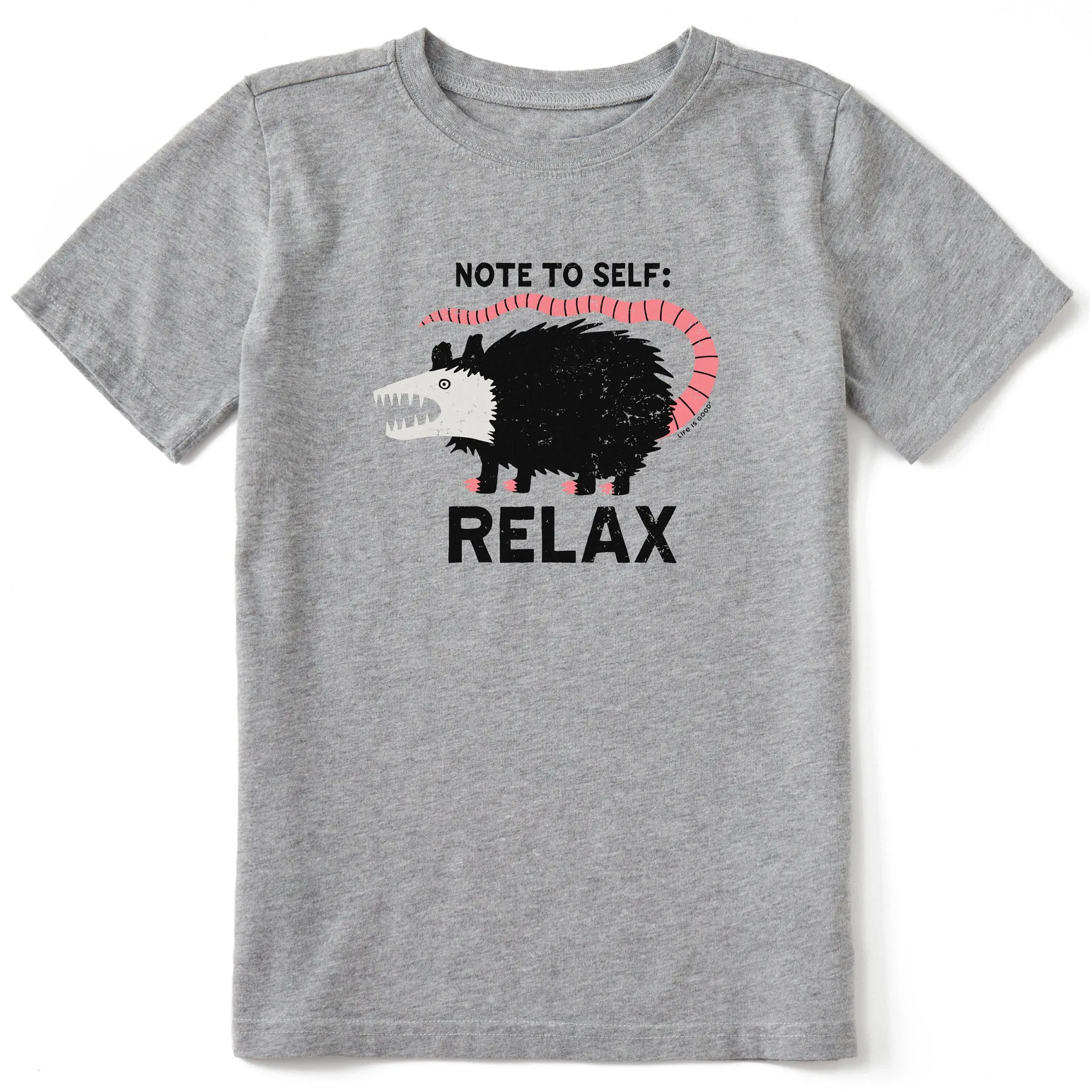 Kids Note to Self: Relax Short Sleeve Crusher Tee Life is Good