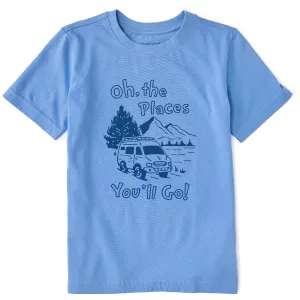 Kids Oh the Places You'll Go in an RV Short Sleeve Crusher Tee Life is Good