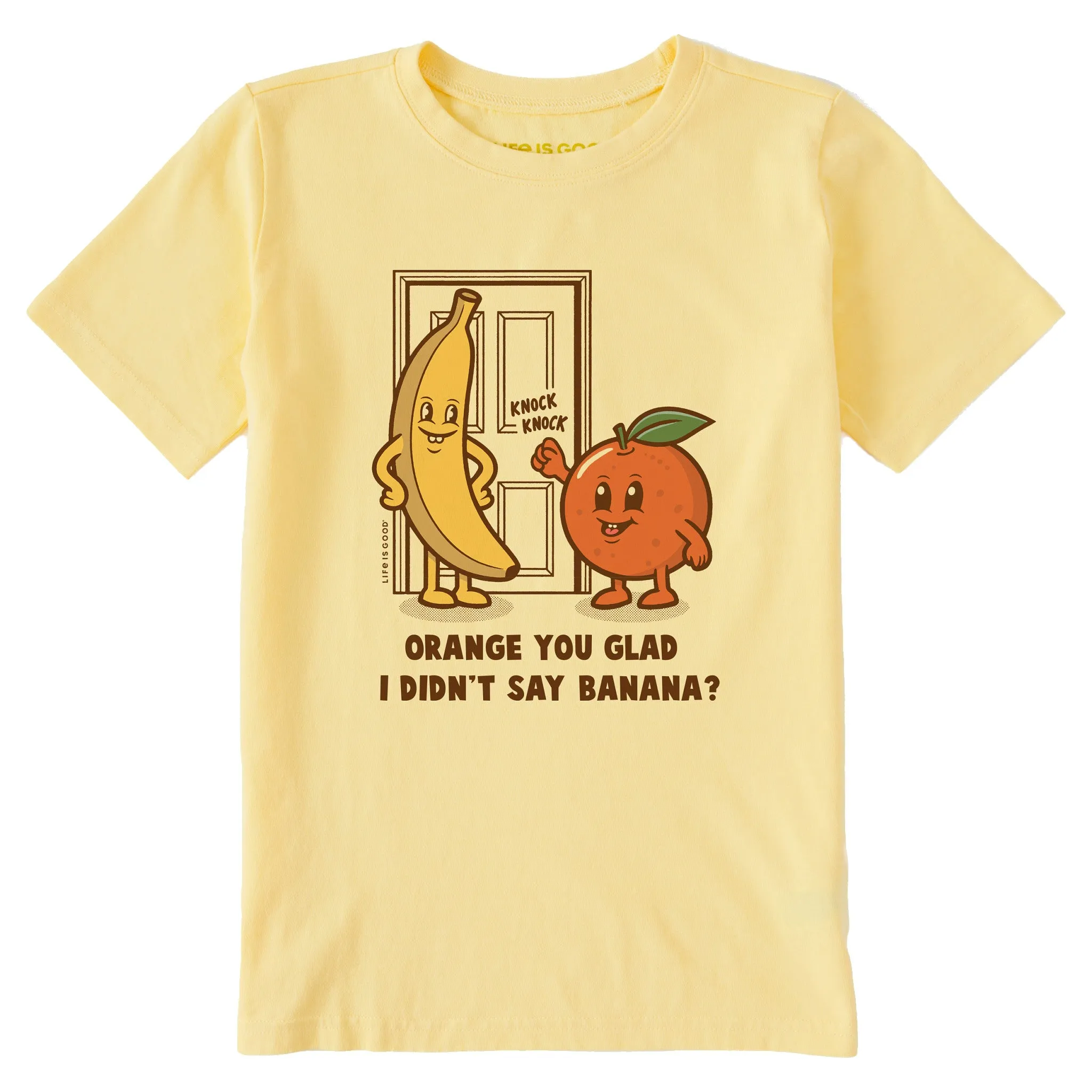 Kids Orange You Glad Short Sleeve Crusher Tee Life is Good